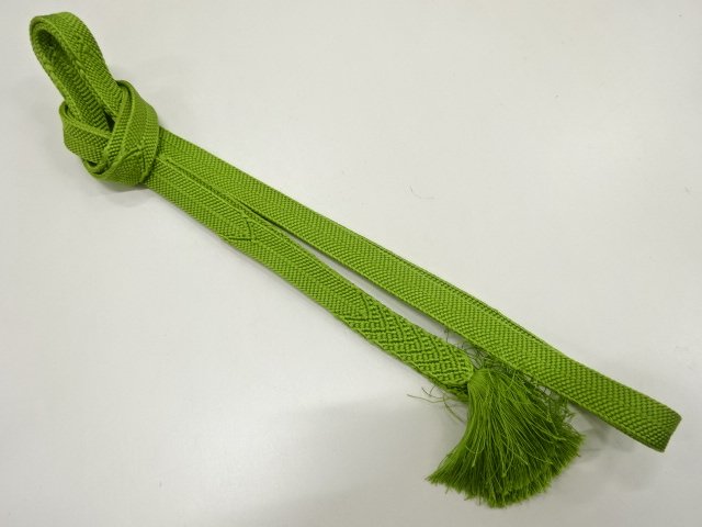 JAPANESE KIMONO / HAND-TIED OBIJIME CORD